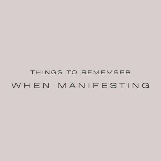 Things to Remember When Manifesting Tape