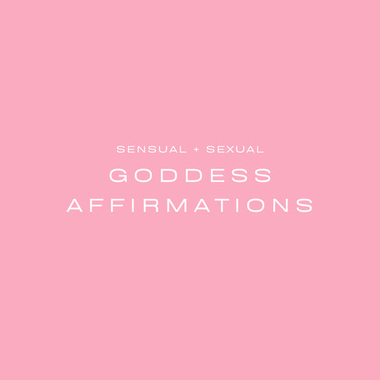 Sensual & Sexual Goddess Affirmations Tape