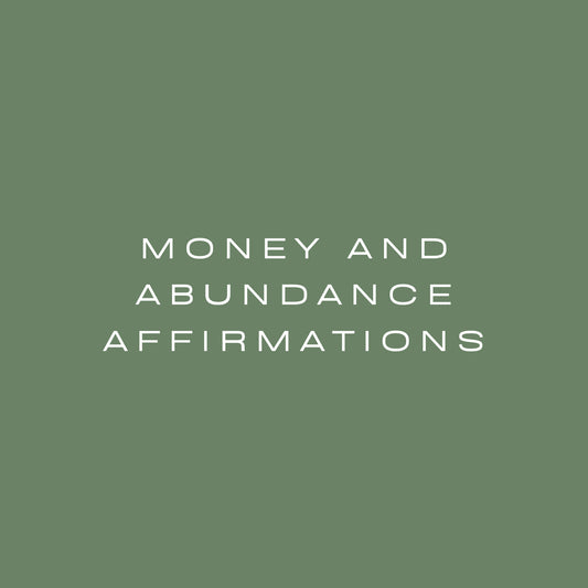 Money and Abundance Affirmations (Tape)